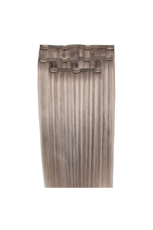 Image of Beauty Works Womens x Molly-Mae Deluxe Clip In 18" in Swiss Blonde Swiss Blonde Female One Size