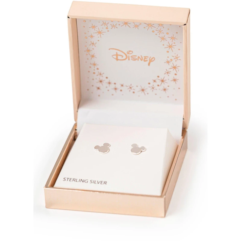Image of Disney Mickey Sterling silver Head Stud Earrings Silver One Size