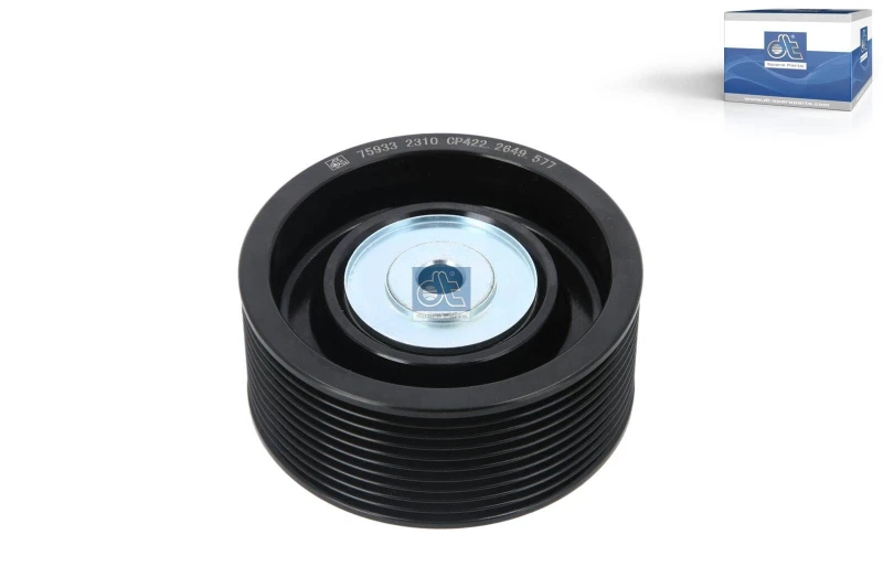 Image of Deflection / guide pulley, V-ribbed belt DT Spare Parts 2.15577