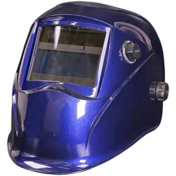 image of Sealey Auto Darkening Welding Helmet Blue