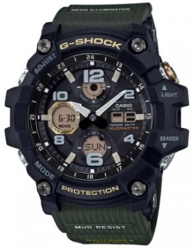 Image of Casio G-Shock Mudmaster Waveceptor Green Strap GWG-100-1A3ER Watch