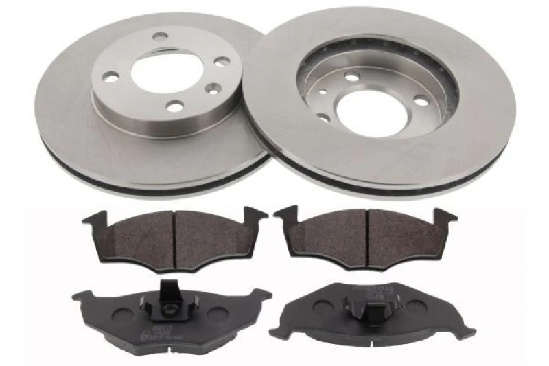 Image of MAPCO 47850 Brake disc and pads set Front Axle, Brake Disc Type: Vented, excl. wear warning contact Brake Set,disc brakes (3405)
