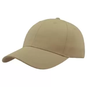 Image of Atlantis Zoom Sports 6 Panel Baseball Cap (Pack Of 2) (One Size) (Khaki)