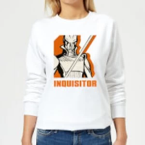 Image of Star Wars Rebels Inquisitor Womens Sweatshirt - White - 3XL