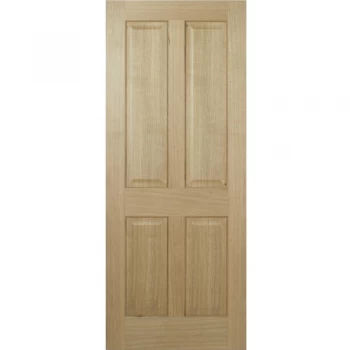 Image of LPD Regency 4 Panel Fully Finished Oak Internal Door - 1981mm x 686mm (78 inch x 27 inch)