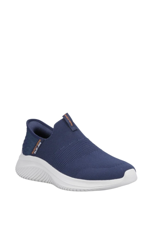 Image of Skechers Men Ultra Flex 3.0 Smooth Step Wide Trainers in Navy Size: 7 Navy 7 Male 196311465314