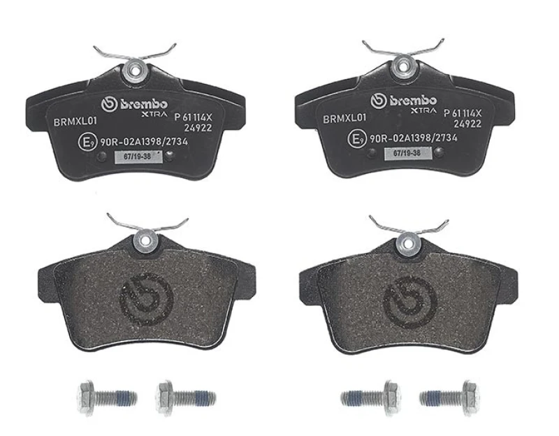 Image of BREMBO Brake pad set BREMBO P 61 114X