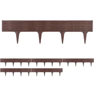 image of Lawn Edge Bed Frame Set 11.7m Brown