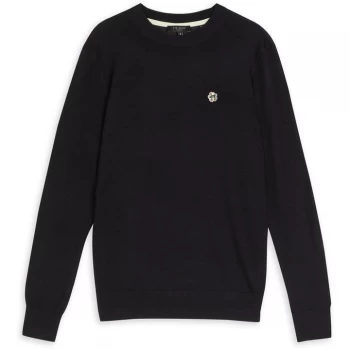 Image of Ted Baker Cardiff Crew Sweater - NAVY