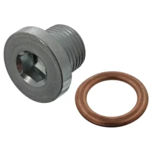 Oil Sump Plug Screw 45618 by Febi Bilstein Engine Side