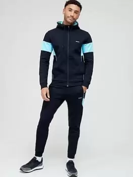 Image of BOSS Tracksuit - Dark Blue , Dark Blue, Size S, Men