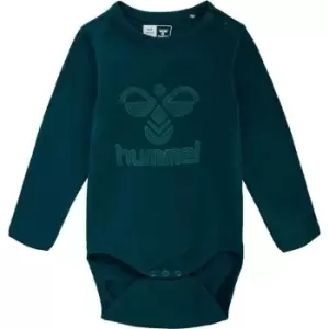 Image of Hummel FastWo Baby Bodysuit Long Sleeve - Green