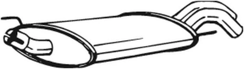 Image of Rear silencer BOSAL 233-715