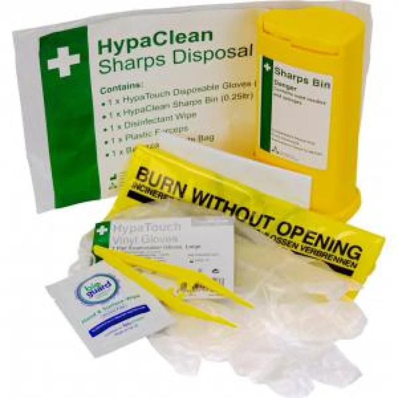 Image of HypaClean Sharps Disposal Pack 1 Application - K399 63167FA EXR63167FA