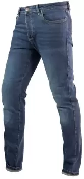 Image of John Doe Pioneer Mono Motorcycle Jeans, blue, Size 28, blue, Size 28