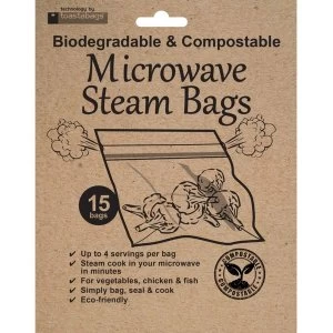 image of Planit Eco Friendly Microwave Steam Bags Pack 15