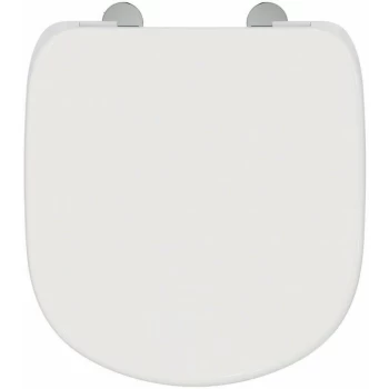 image of Tempo soft close toilet seat for short projection - White - Ideal Standard