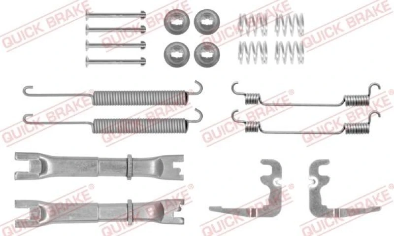 Image of QUICK BRAKE Brake shoe fitting kit QUICK BRAKE 105-0806S