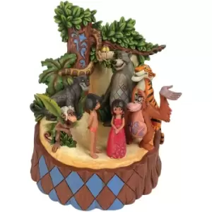 Image of Disney Traditions Jungle Book Carved by Heart Figurine