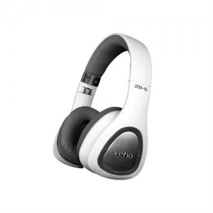 Image of Veho ZB6 Headset Head-band Black White 3.5mm connector Bluetooth