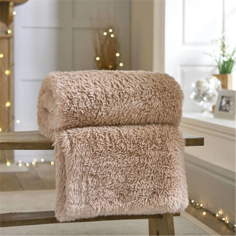 Image of The Lyndon Company Rochester Throw 127x150cm Blush unisex 127x150cm