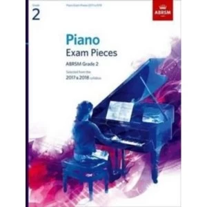 Image of Piano Exam Pieces 2017 & 2018, Grade 2, with CD : Selected from the 2017 & 2018 syllabus