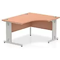 image of dynamic Right-hand Desk Impulse ICDRW14BCH Beech 1400 mm x 25mm x 730 mm