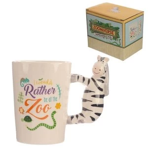 Image of Zebra Shaped Handle Mug