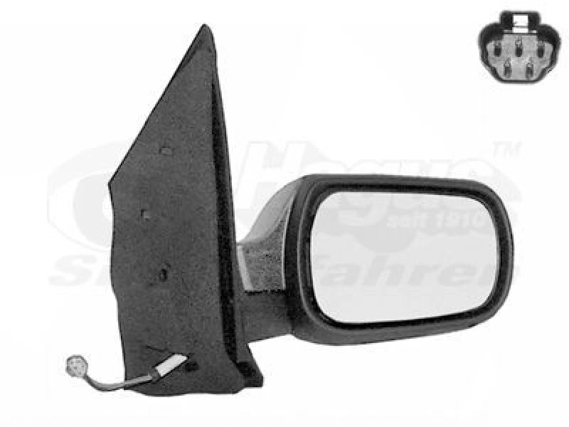 Image of VAN WEZEL Wing mirror VAN WEZEL 1805818