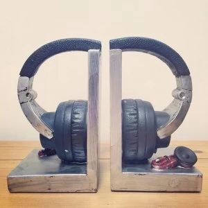Image of Headphones Shelf Tidy Pair Bookends