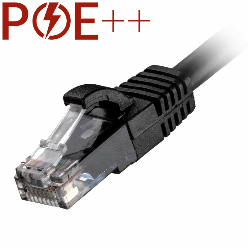 Image of Cablenet 20m Cat6 RJ45 Black U/UTP LSOH 24AWG Snagless Booted Patch Le