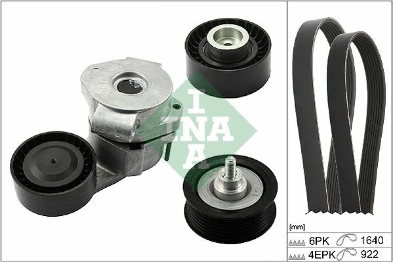 Image of V-Ribbed Belt Set INA 529 0322 10