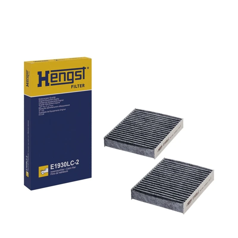 Image of HENGST FILTER E1930LC-2 Pollen filter Activated Carbon Filter Filter,interior air (424)