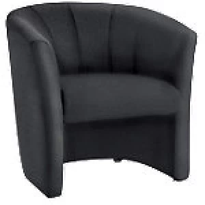 image of Reception Seating Neo Single Tub Black Fabric