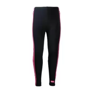 image of Barbie Girls Logo Leggings (11-12 Years) (Black/Pink)