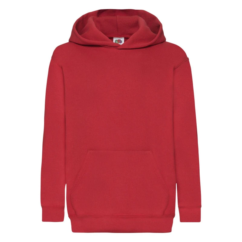 Image of Fruit Of The Loom Classic girls's Children's sweater in Red