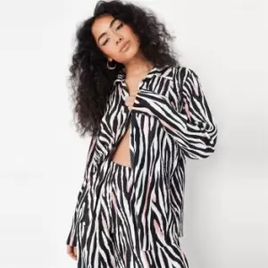 image of Missguided Oversized Shirt - Multi