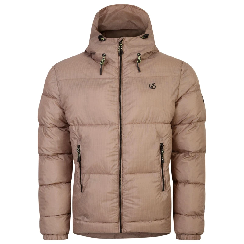 Image of Dare 2b Mens Endless Padded Full Zip Waterproof Jacket Clay male X Small