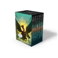Image of percy jackson and the olympians 5 book paperback boxed set