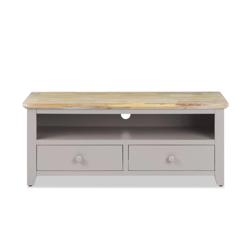 Image of Statement Furniture Florence TV Stand With 2 Drawers & Shelf in Taupe Unisex