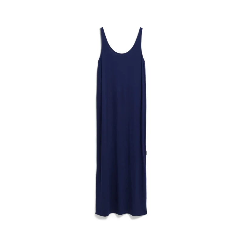 Image of ARMEDANGELS Womens long dress ARMEDANGELS Maeliaa Solid Bleu Female XL