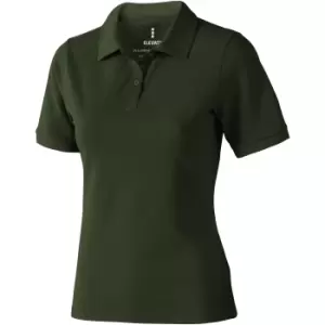 image of Elevate Calgary Short Sleeve Ladies Polo (S) (Army Green)