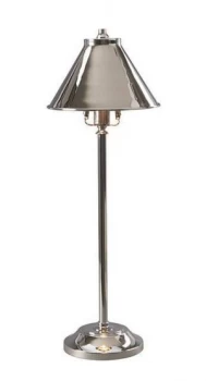 Image of 1 Light Table Lamp Polished Nickel, E14