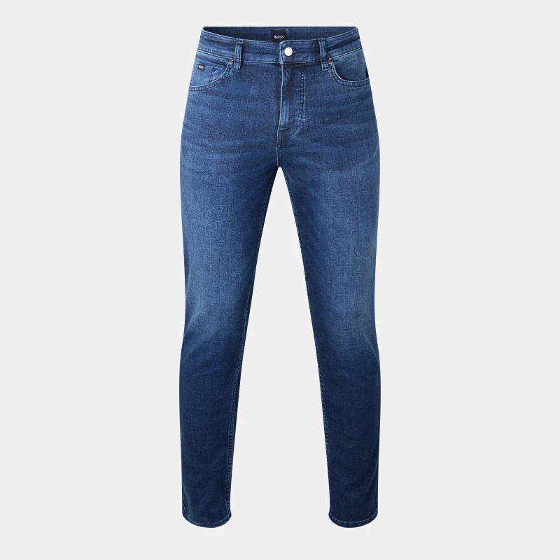 Image of Boss Mens Re Maine Slim Fit Jeans Bright Blue male 30W R