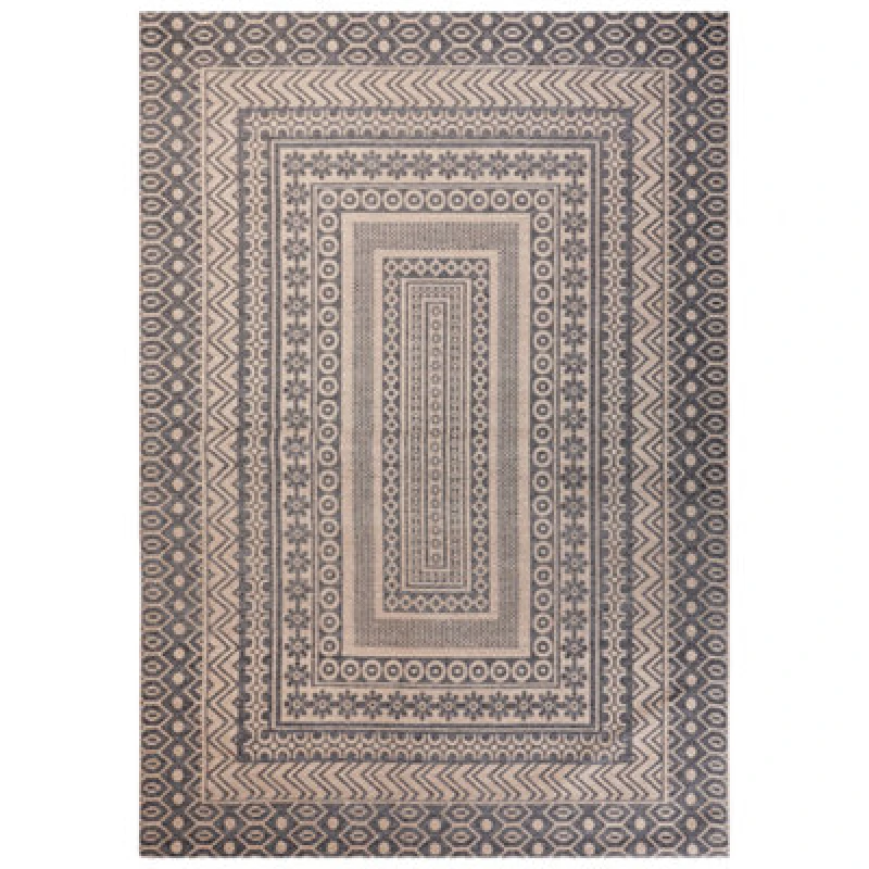 Image of Beliani Rug Baglar Grey 160 X 230 Cm Jute