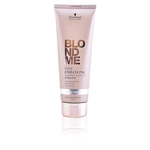 image of BLONDME tone enhancing bonding shampoo #cool blondes