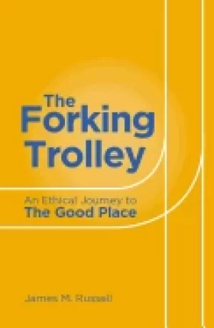 Image of forking trolley an ethical journey to the good place
