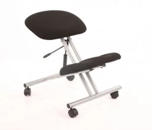 image of Trexus Kneeling Chair Black 430x330x480-620mm Ref OP000072