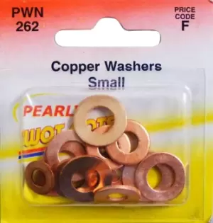 image of Copper Washers - Assorted Small - Pack Of 15 PWN262 WOT-NOTS