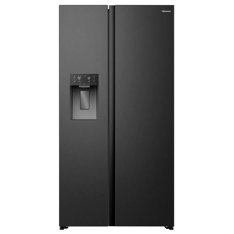 Image of Hisense RS5P528STBE WiFi Connected Non-Plumbed Total No Frost Multi-door American Fridge Freezer - Black Stainless Steel - E Rated